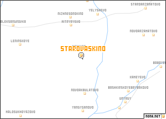 map of Starovas\