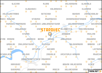 map of Starovec