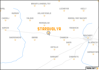 map of Starovolya