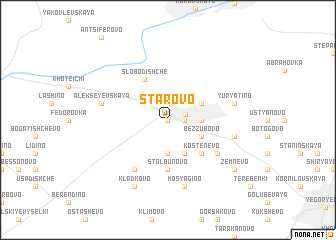 map of Starovo