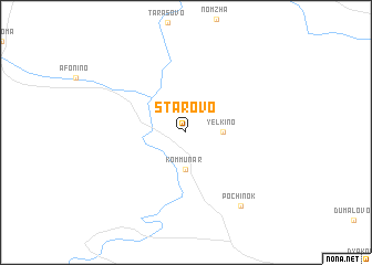 map of Starovo