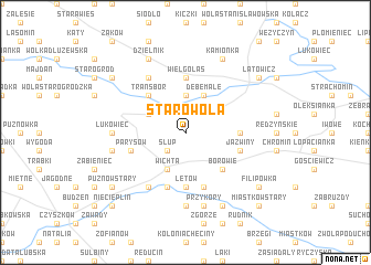 map of Starowola