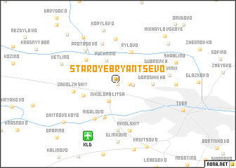 map of Staroye Bryantsevo