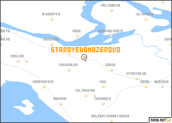 map of Staroye Domozerovo