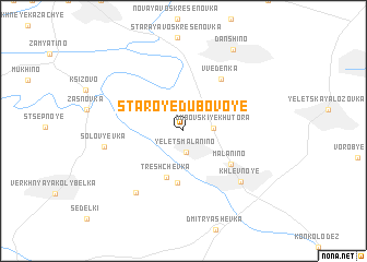 map of Staroye Dubovoye