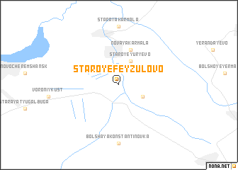 map of Staroye Feyzulovo