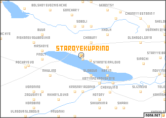 map of Staroye Kuprino