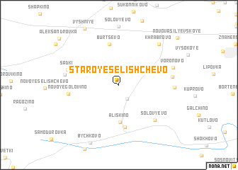 map of Staroye Selishchevo