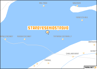 map of Staroye Semiostrovo