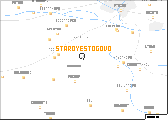 map of Staroye Stogovo