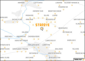 map of Staroye