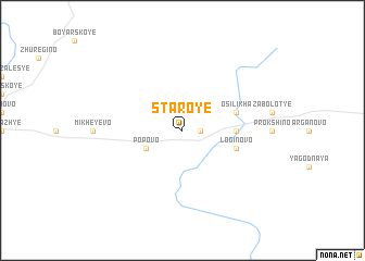 map of Staroye