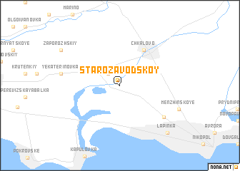 map of Starozavodskoy