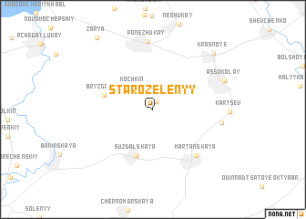 map of (( Staro-Zelënyy ))
