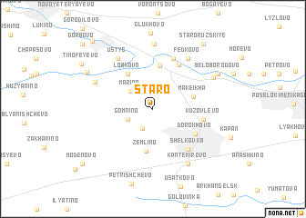 map of Staro