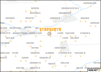 map of Starskaya