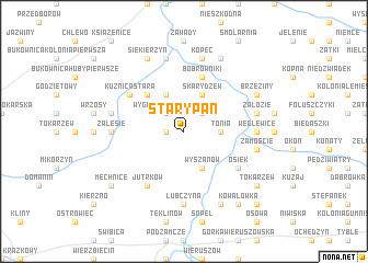 map of Stary Pan