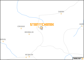 map of Staryy Chanak