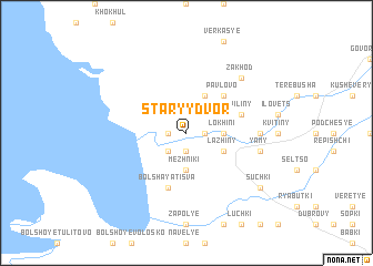 map of Staryy Dvor