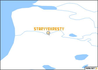 map of Staryye Kresty