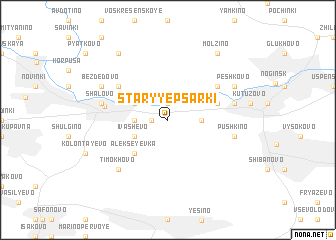 map of Staryye Psar\