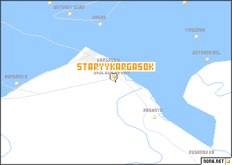 map of Staryy Kargasok