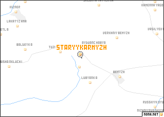map of Staryy Karmyzh