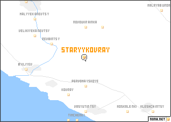 map of Staryy Kovray