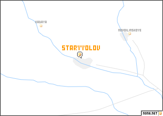 map of Staryy Olov