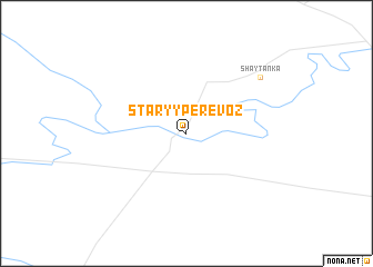 map of Staryy Perevoz