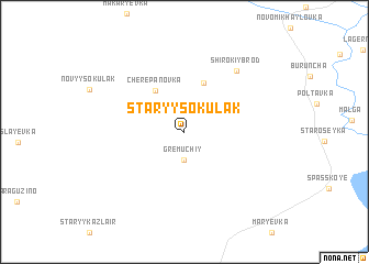 map of Staryy Sokulak