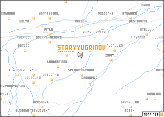 map of Staryy Ugrinov