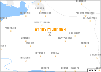map of Staryy Yurmash