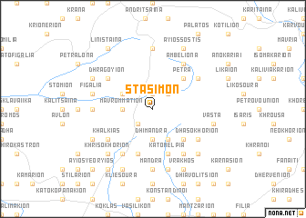 map of Stásimon
