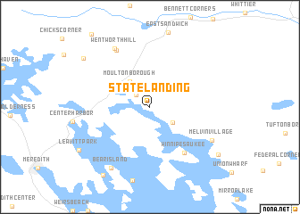 map of State Landing