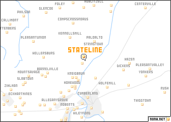 map of State Line