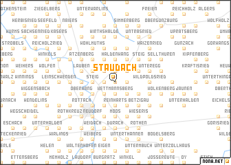 map of Staudach