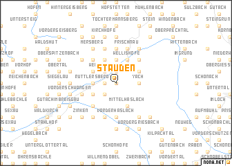 map of Stauden