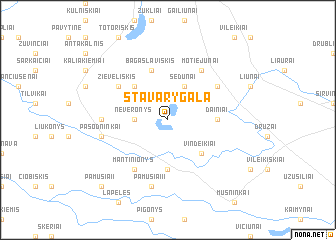 map of Stavarygala