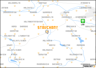 map of Stavchany