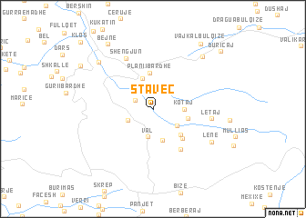 map of Staveç