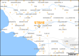 map of Stävie