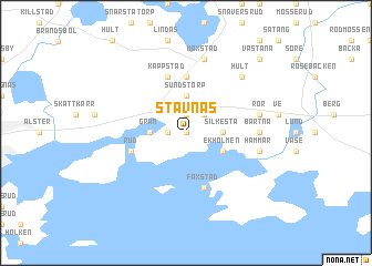 map of Stavnäs