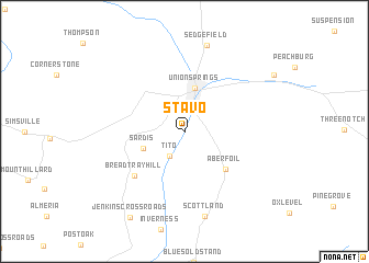 map of Stavo