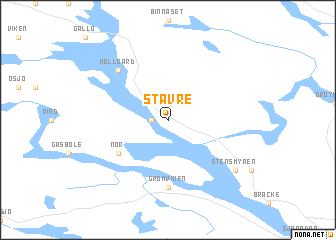 map of Stavre