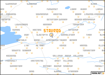 map of Stavröd