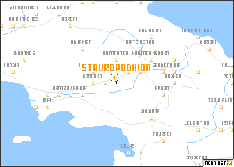 map of Stavropódhion