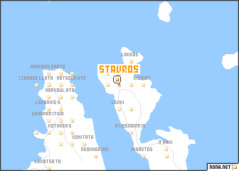 map of Stavrós