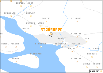 map of Stavsberg