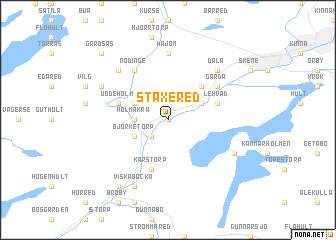 map of Staxered